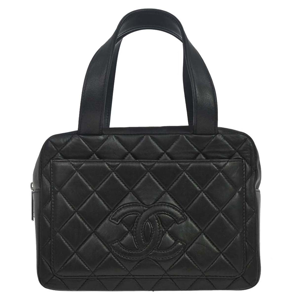 Chanel 2000-2002 Black Lambskin Handbag