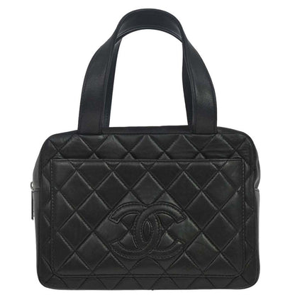 Chanel 2000-2002 Black Lambskin Handbag