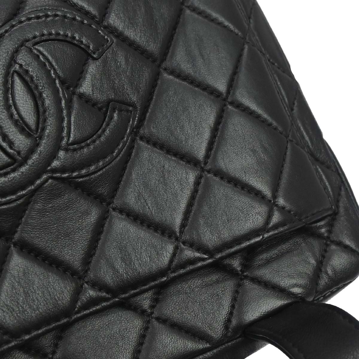Chanel 2000-2002 Black Lambskin Handbag