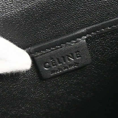 Celine Blue Leather Nano Luggage 2way Tote Handbag
