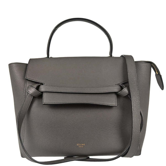 Celine Gray Belt Bag Micro 2way Handbag
