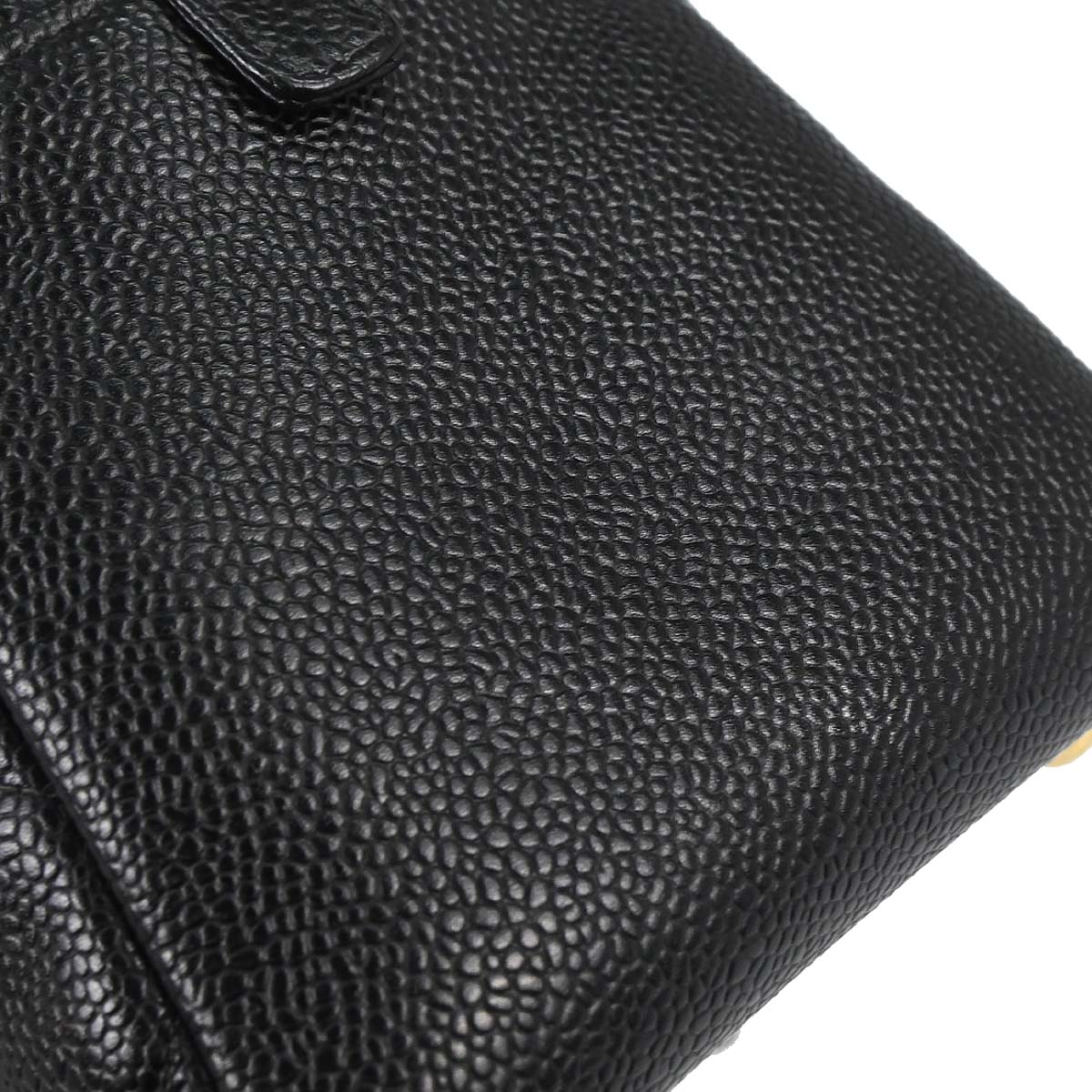 Chanel 2003-2004 Black Caviar Skin Petite Timeless Tote PTT Chain Handbag