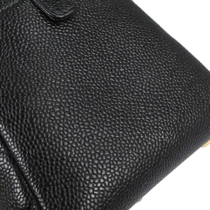 Chanel 2003-2004 Black Caviar Skin Petite Timeless Tote PTT Chain Handbag