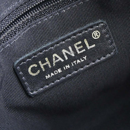 Chanel 2003-2004 Black Caviar Skin Petite Timeless Tote PTT Chain Handbag