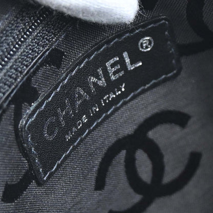 Chanel 2005-2006 Beige Black Calfskin Cambon Ligne Handbag