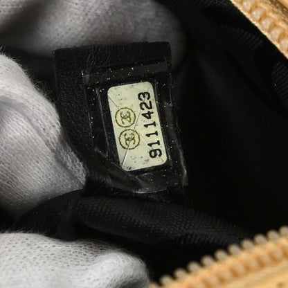Chanel 2005-2006 Beige Black Calfskin Cambon Ligne Handbag