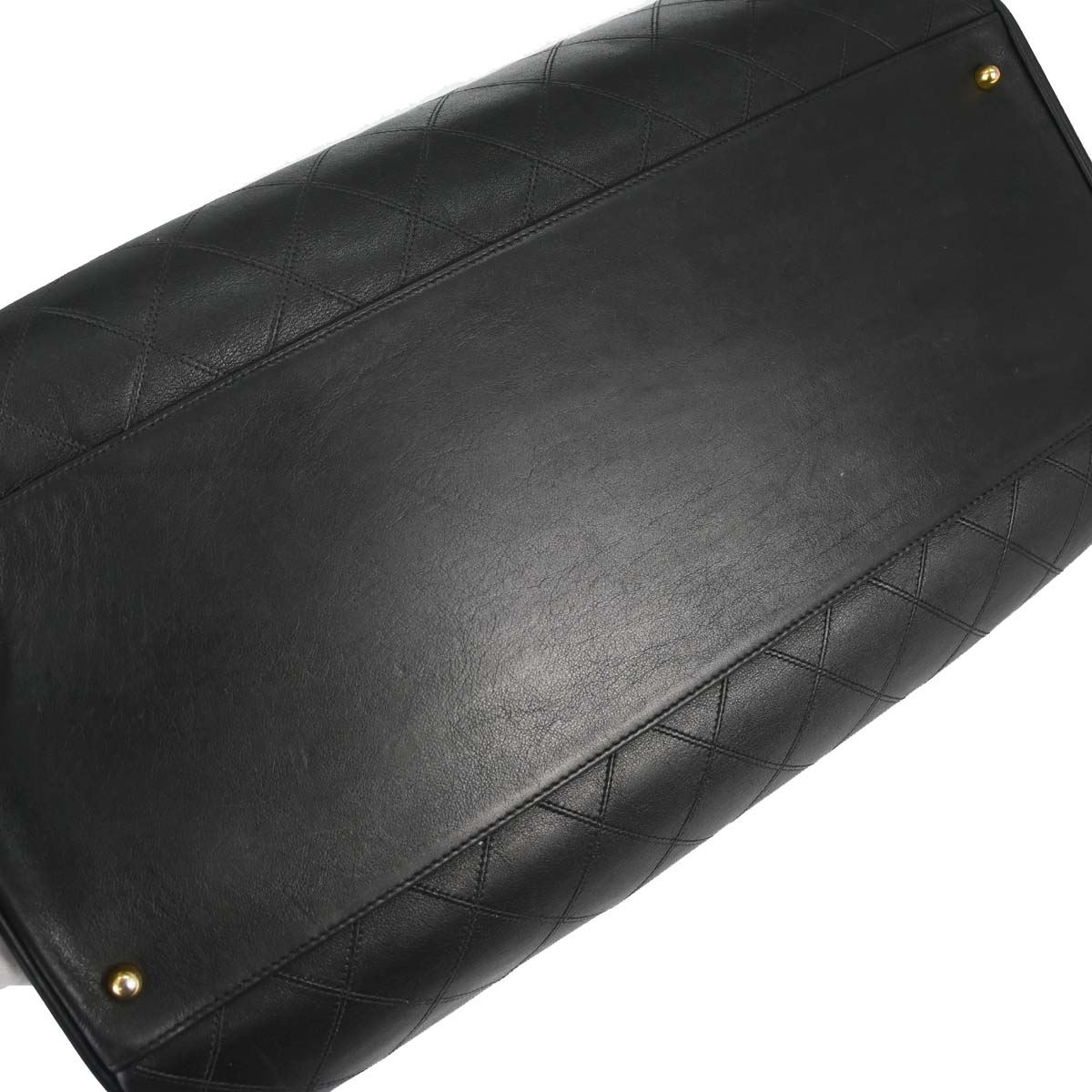 Chanel 1994-1996 Black Lambskin Bicolore Supermodel Shoulder Bag