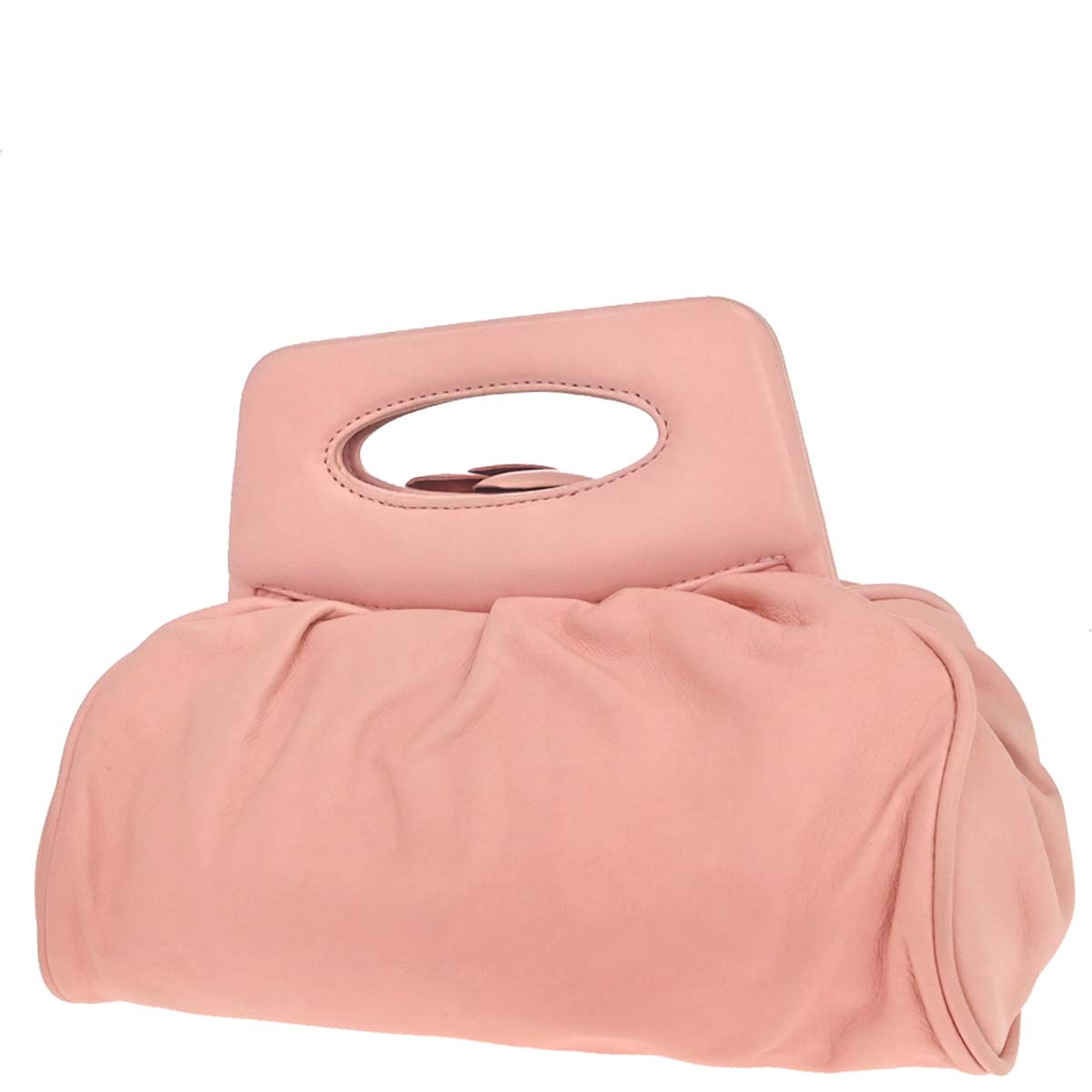 Chanel 2003-2004 Pink Lambskin Camellia Handbag