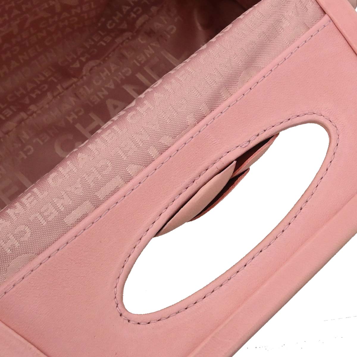 Chanel 2003-2004 Pink Lambskin Camellia Handbag