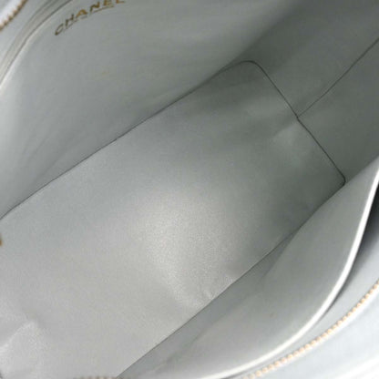 Chanel 2002-2003 Light Blue Caviar Skin Medallion Tote Handbag