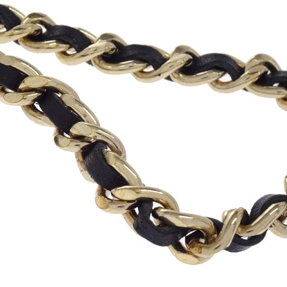 Chanel Logo Chain Belt Gold Black 05V Small Good