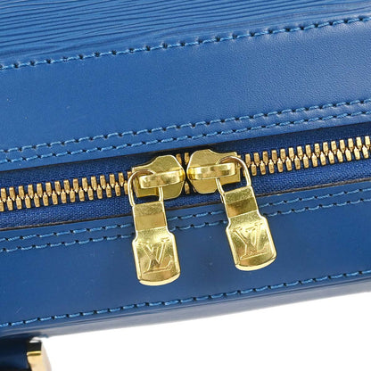 Louis Vuitton Blue Epi Sablon Handbag M52045