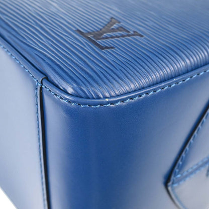 Louis Vuitton Blue Epi Sablon Handbag M52045
