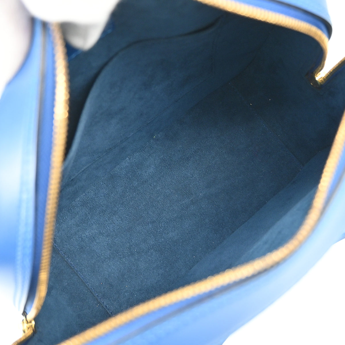 Louis Vuitton Blue Epi Sablon Handbag M52045