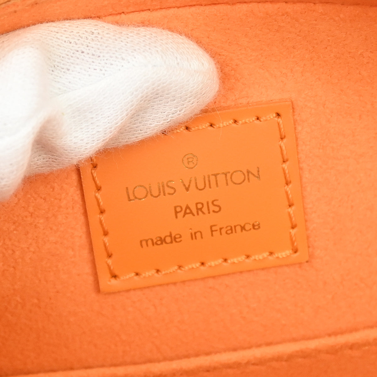 Louis Vuitton Orange Epi Jasmin Handbag M5208H
