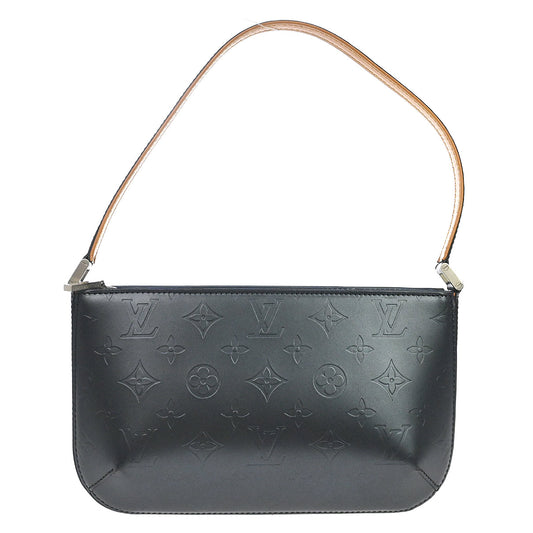 Louis Vuitton Blue Monogram Mat Fowler Handbag M55145