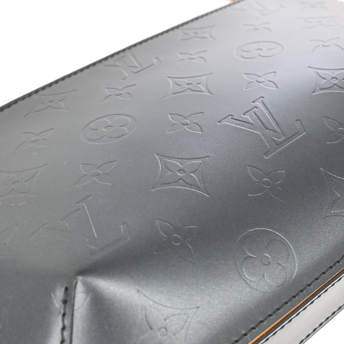 Louis Vuitton Blue Monogram Mat Fowler Handbag M55145