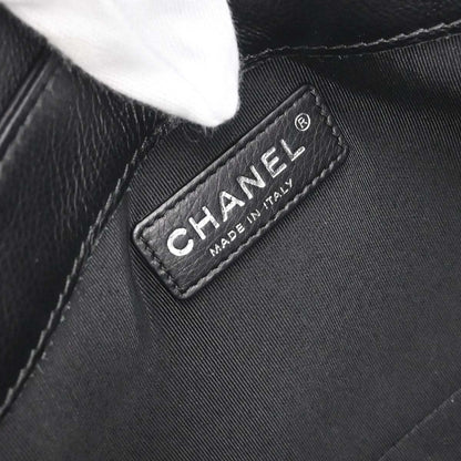 Boy Chanel 2013-2014 Black Lambskin Medium Shoulder Bag
