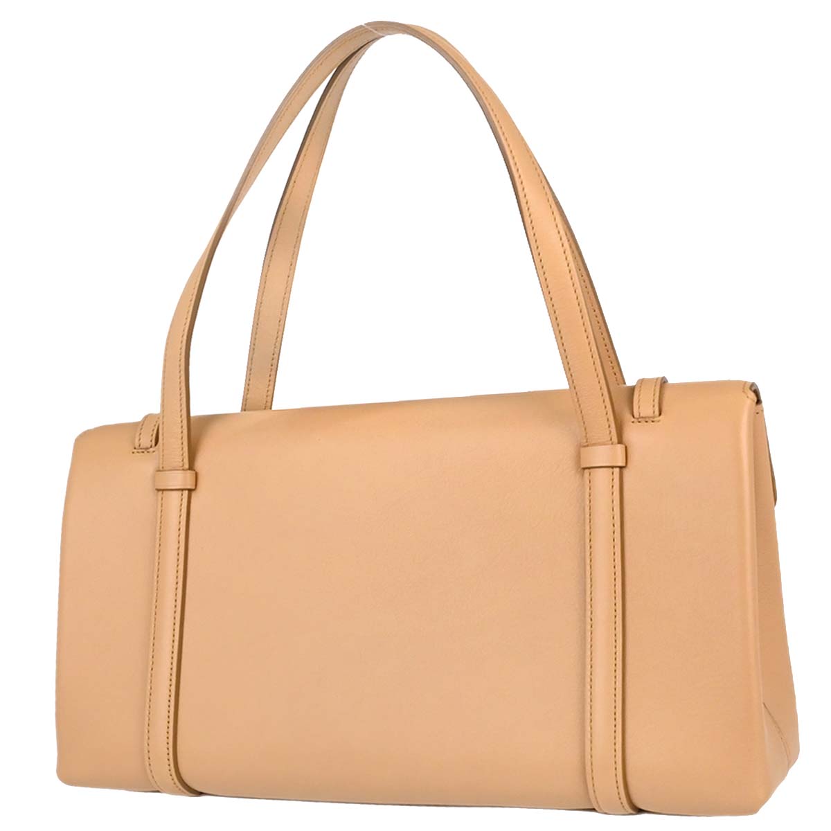 Cartier Beige Leather Cabochon Handbag