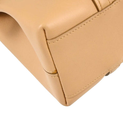 Cartier Beige Leather Cabochon Handbag
