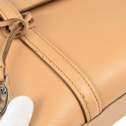 Cartier Beige Leather Cabochon Handbag