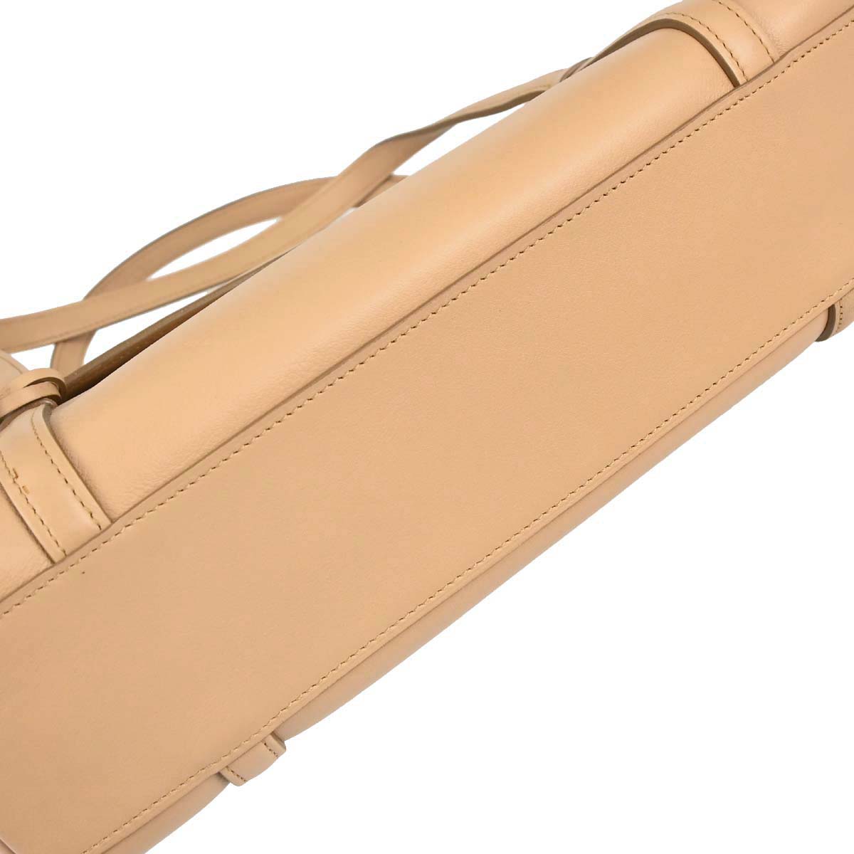 Cartier Beige Leather Cabochon Handbag