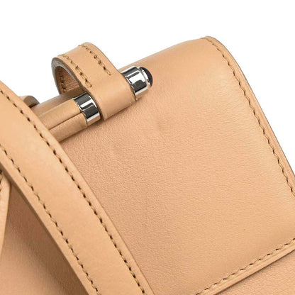 Cartier Beige Leather Cabochon Handbag