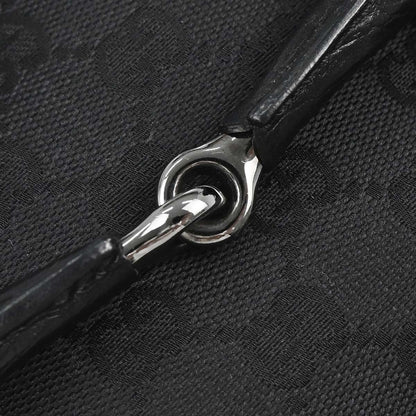 Gucci Black GG Canvas Horsebit Handbag