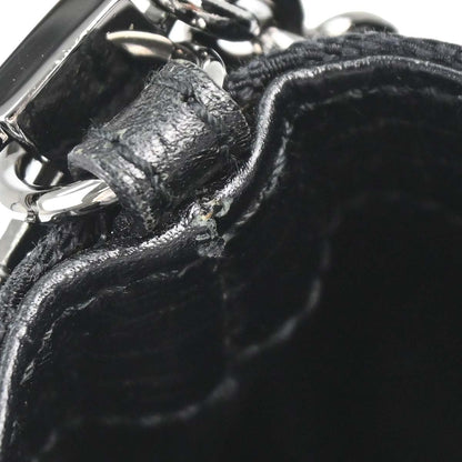 Gucci Black GG Canvas Horsebit Handbag