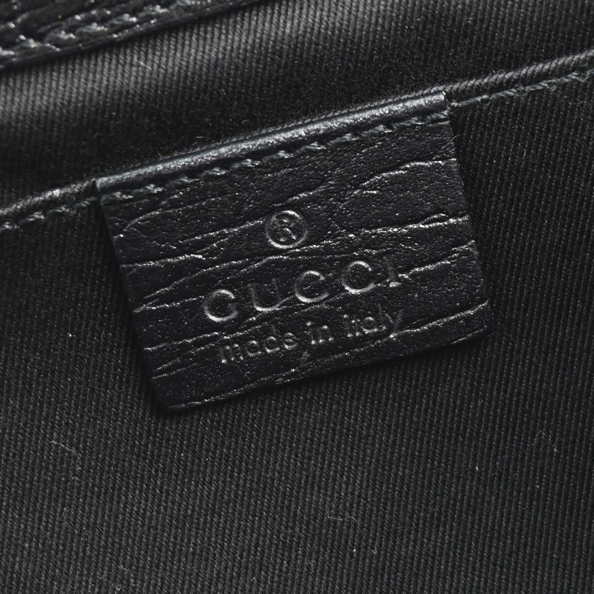 Gucci Black GG Canvas Horsebit Handbag