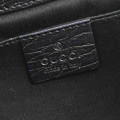 Gucci Black GG Canvas Horsebit Handbag