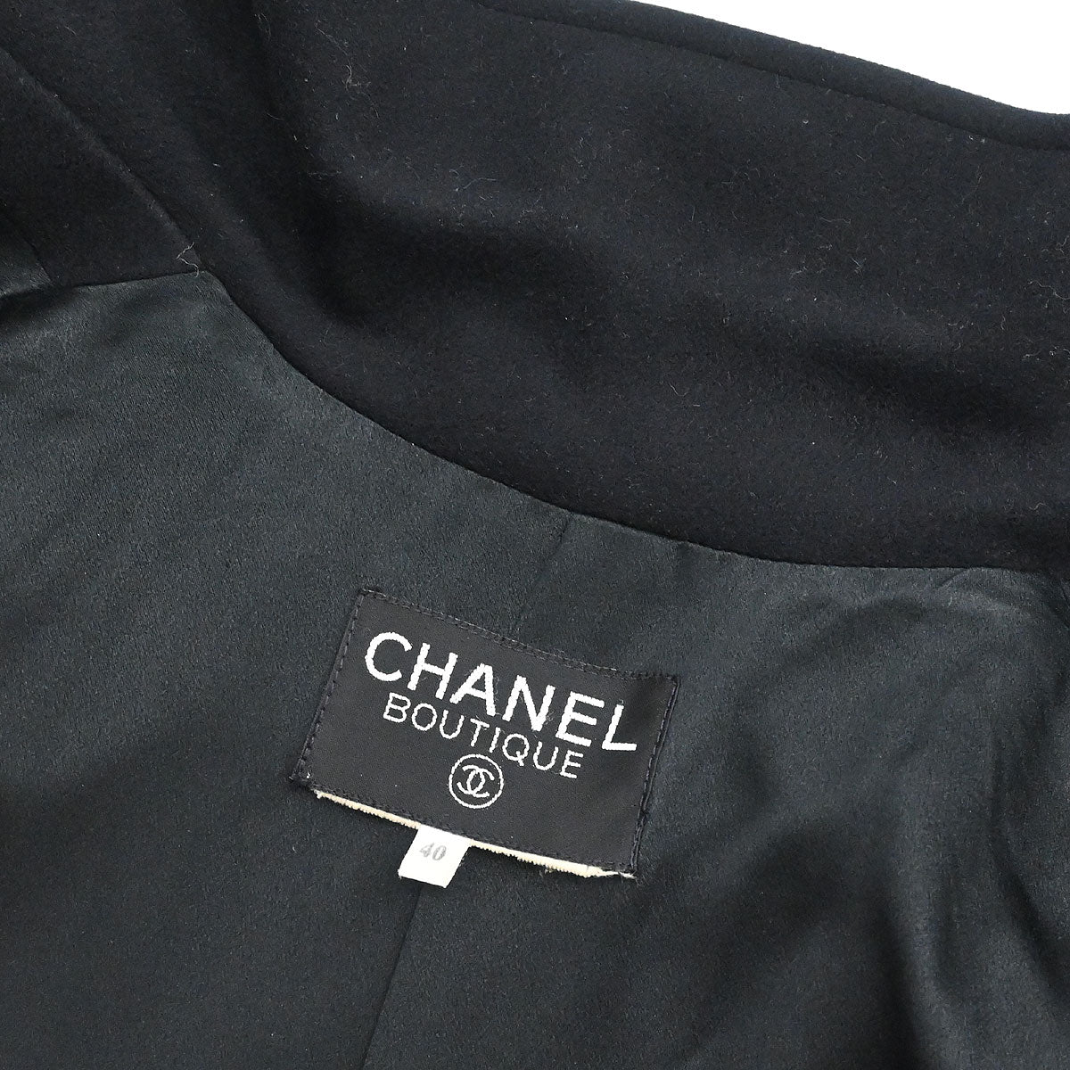 Chanel Coat Black #40