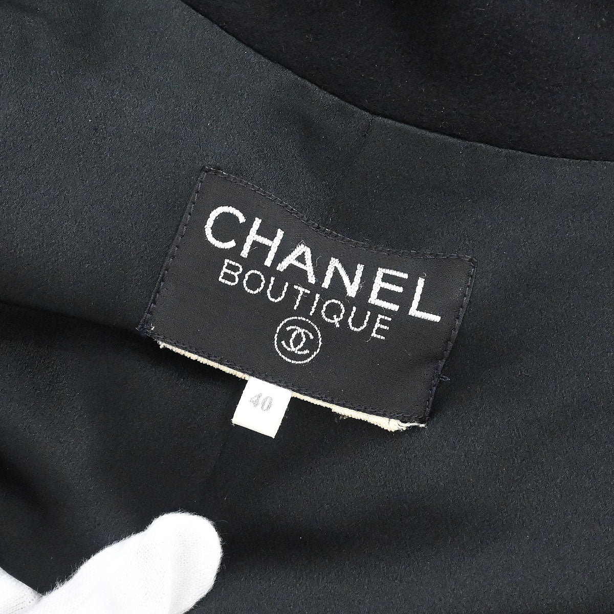 Chanel Coat Black #40