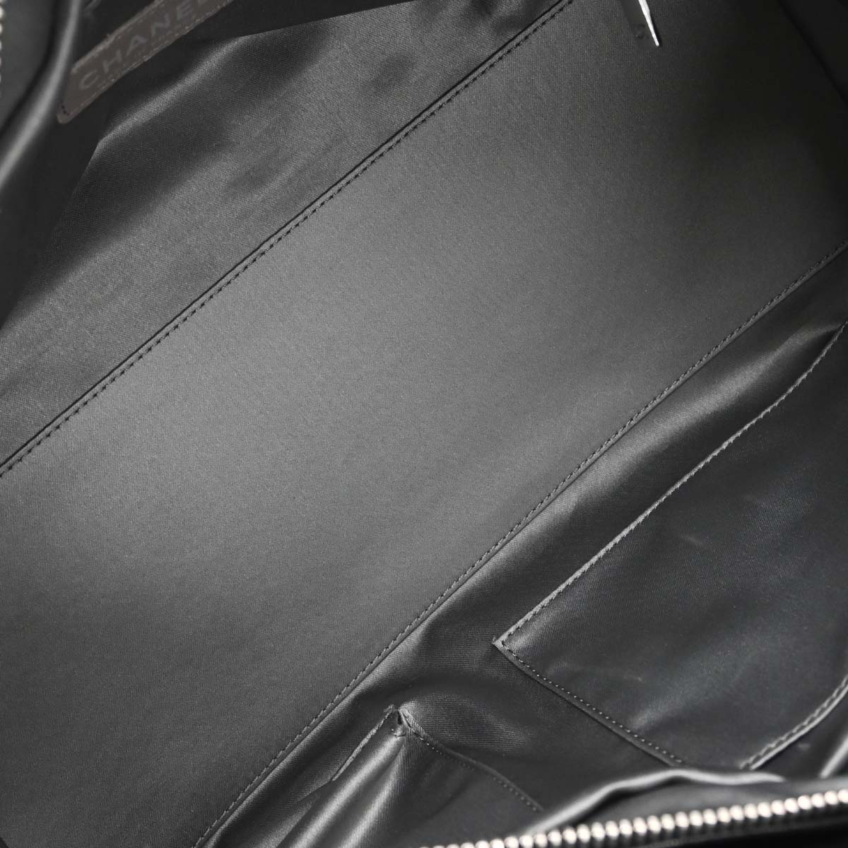 Chanel 2006-2008 Black Deerskin Lady Braid Bowler Bag Handbag