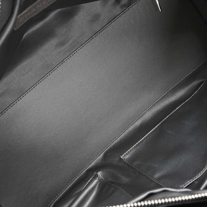 Chanel 2006-2008 Black Deerskin Lady Braid Bowler Bag Handbag