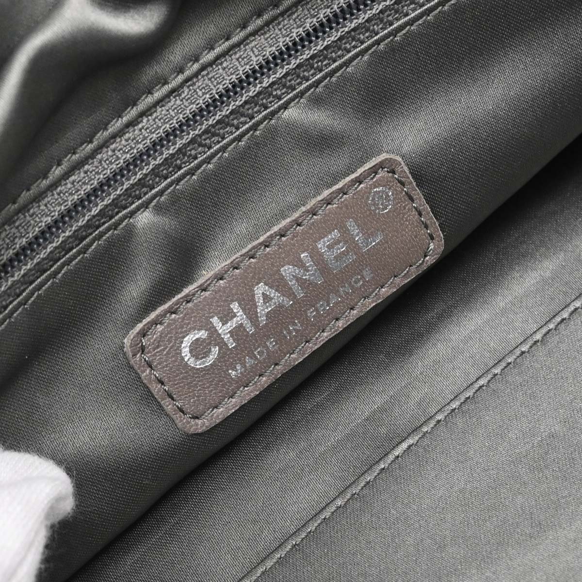 Chanel 2006-2008 Black Deerskin Lady Braid Bowler Bag Handbag