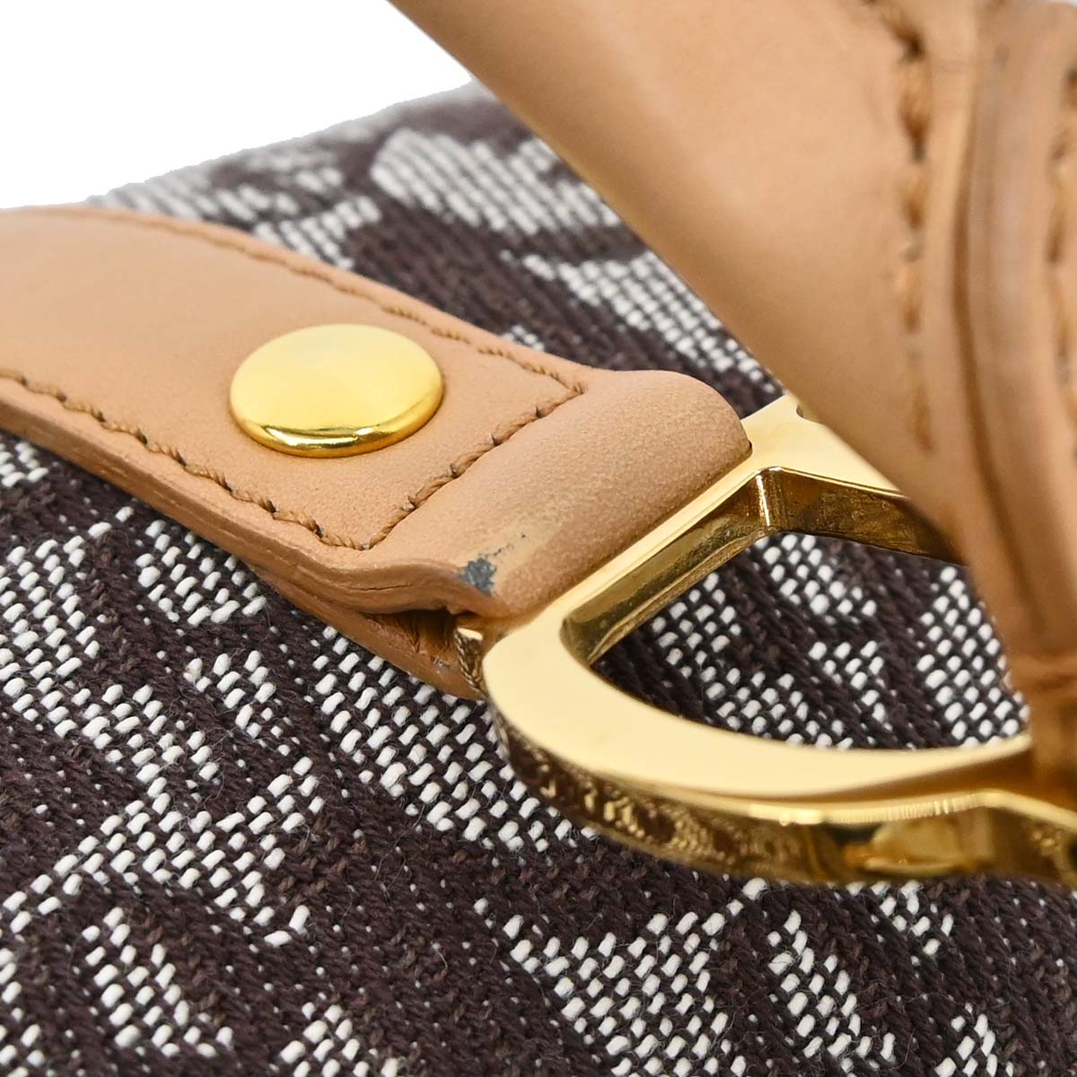 Christian Dior Brown Trotter Duffle Handbag