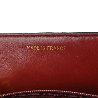 Chanel 1989-1991 Black Lambskin Turnlock Small Full Flap Shoulder Bag