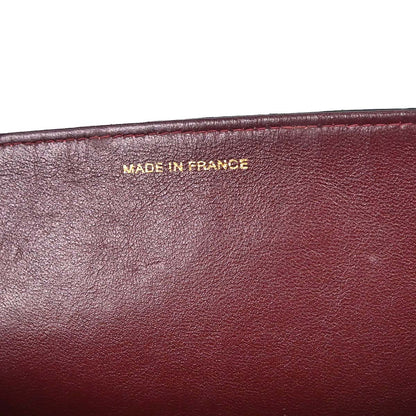 Chanel 1997-1999 Black Lambskin Pushlock Medium Half Flap Shoulder Bag
