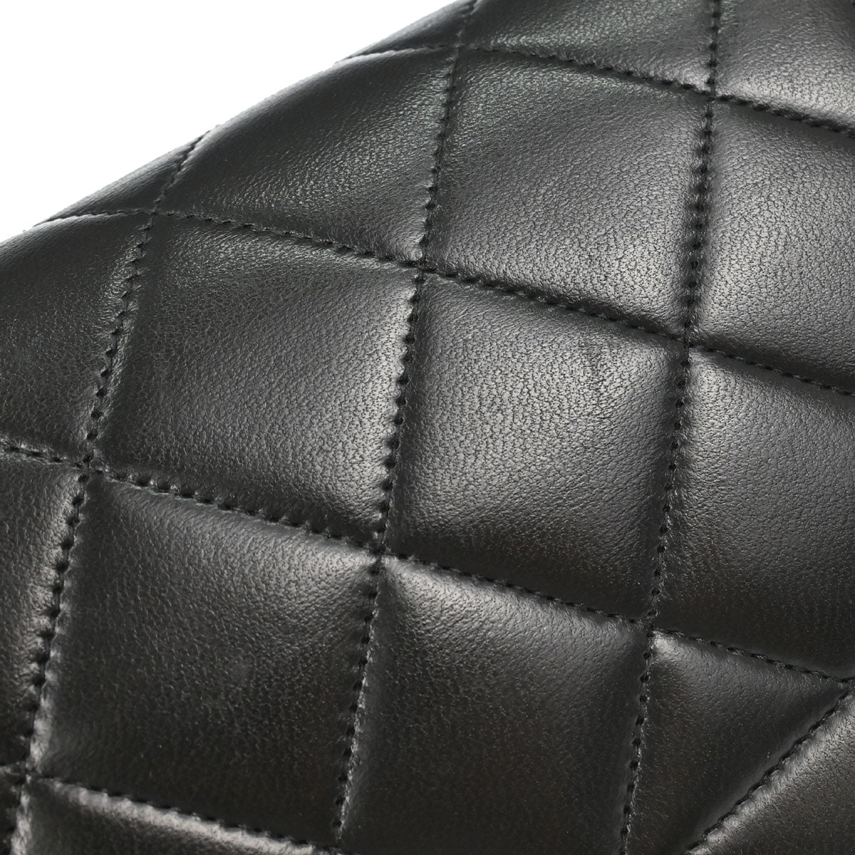 Chanel 1991-1994 Black Lambskin Small Diana Shoulder Bag
