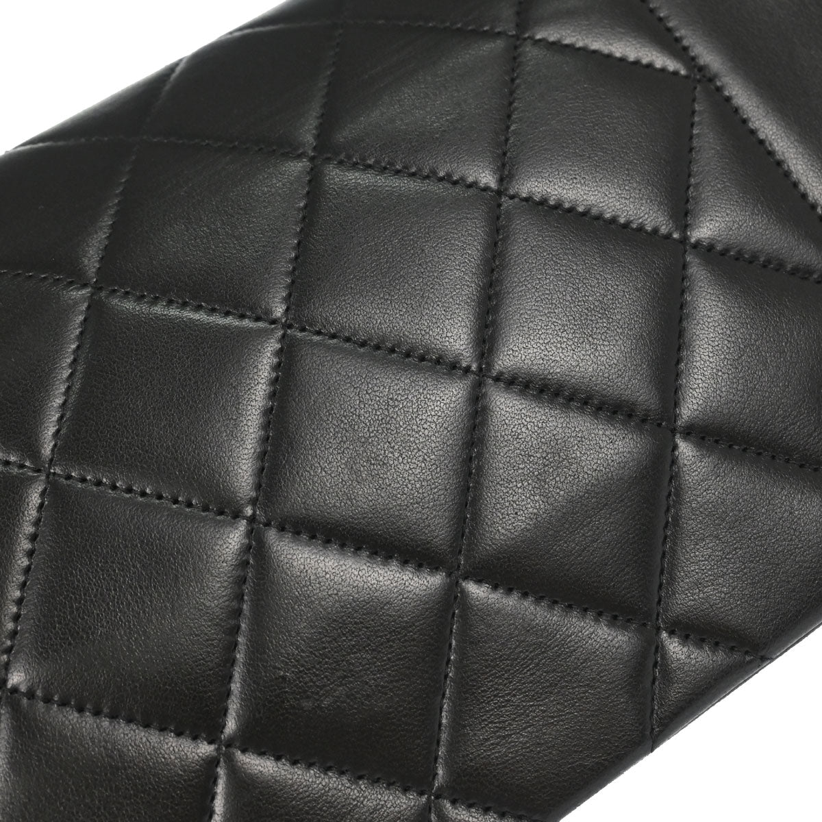 Chanel 1991-1994 Black Lambskin Small Diana Shoulder Bag