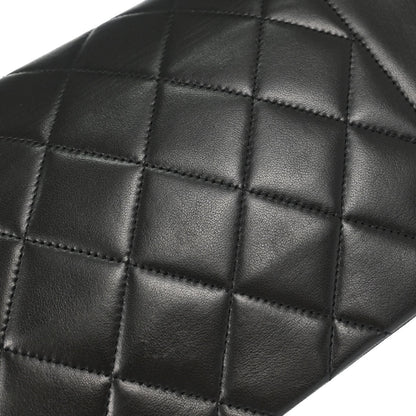 Chanel 1991-1994 Black Lambskin Small Diana Shoulder Bag