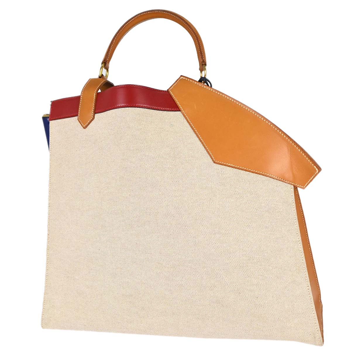 Hermes Natural Toile H Himalaya Handbag