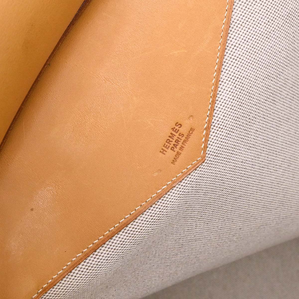 Hermes Natural Toile H Himalaya Handbag