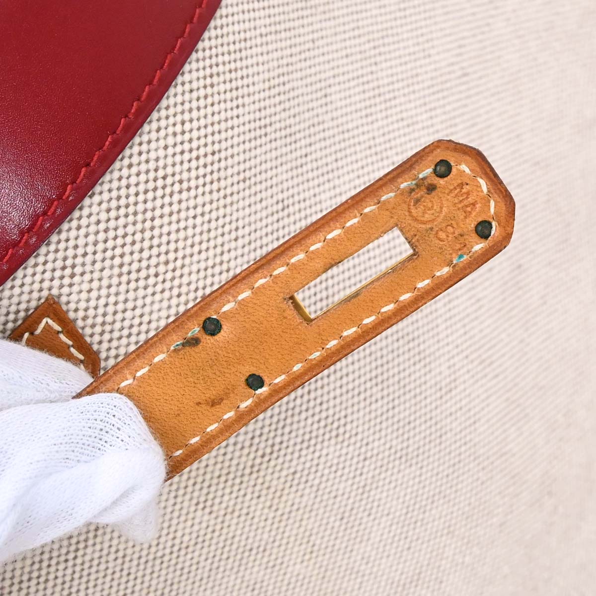 Hermes Natural Toile H Himalaya Handbag