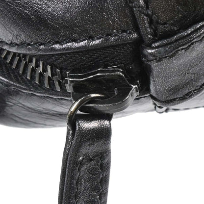 Chanel 2008-2009 Black Calfskin Mademoiselle Lock Camera Bag Jumbo