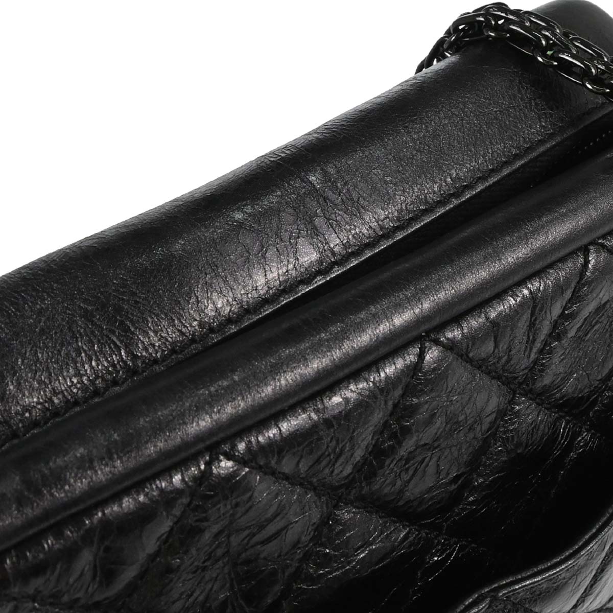 Chanel 2008-2009 Black Calfskin Mademoiselle Lock Camera Bag Jumbo