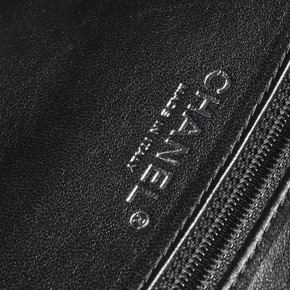 Chanel 2008-2009 Black Calfskin Mademoiselle Lock Camera Bag Jumbo