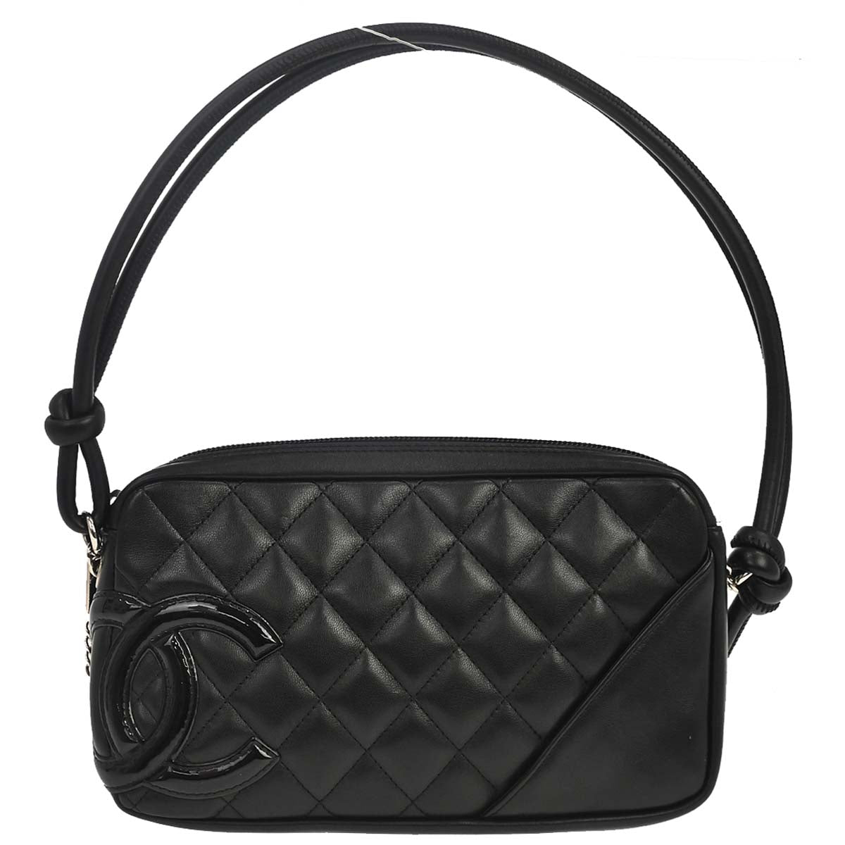 Chanel 2005-2006 Black Calfskin Cambon Ligne Handbag