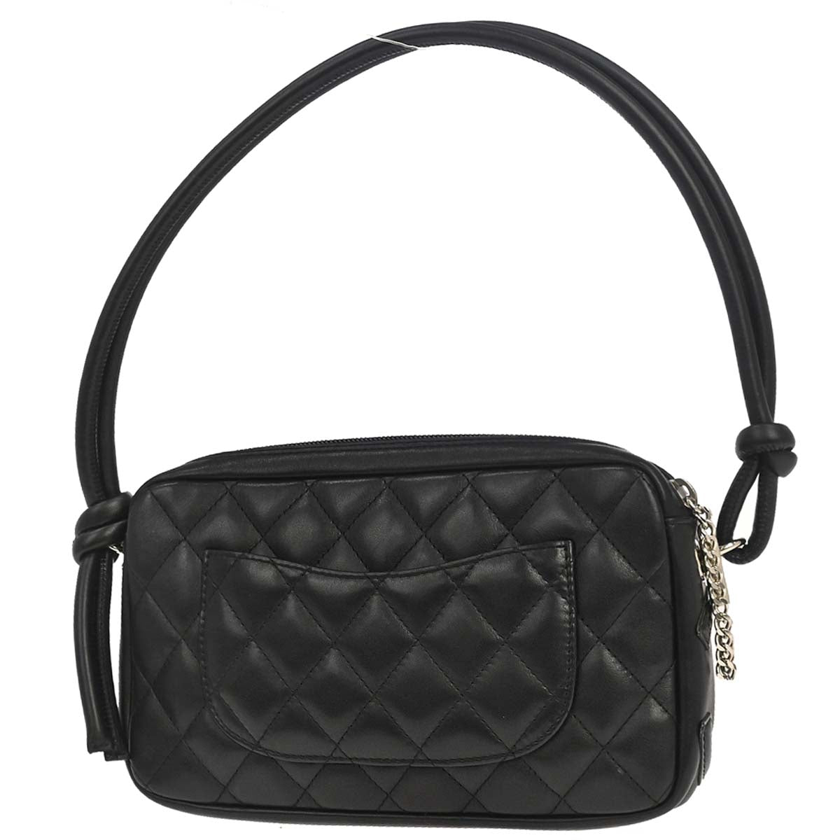 Chanel 2005-2006 Black Calfskin Cambon Ligne Handbag